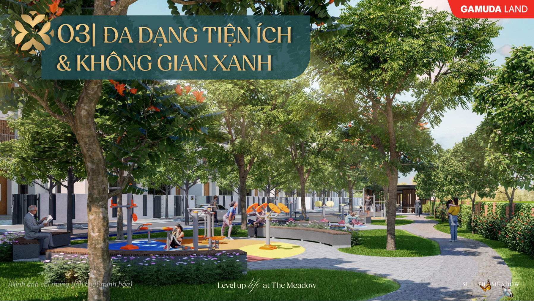 The Meadow - Đa dạng tiện ích và không gian xanh