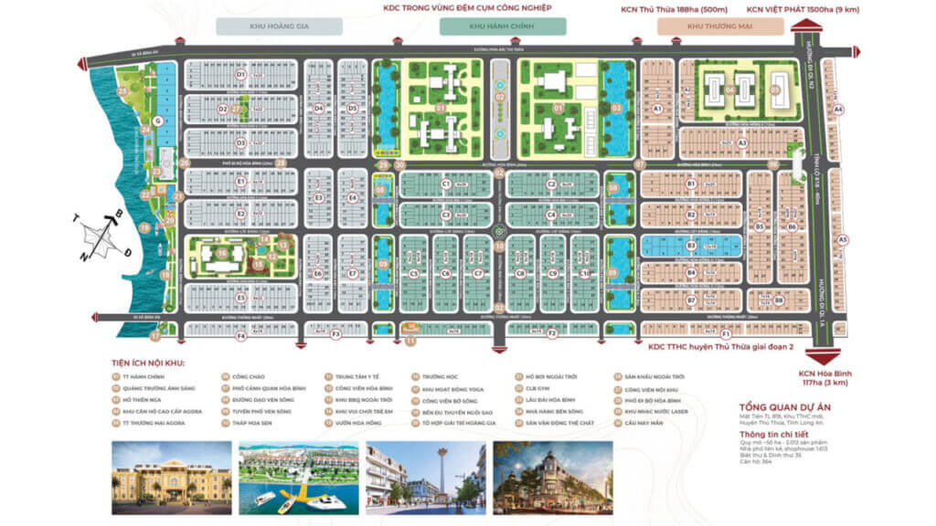 Agora City Thủ Thừa quy hoạch ra sao 2