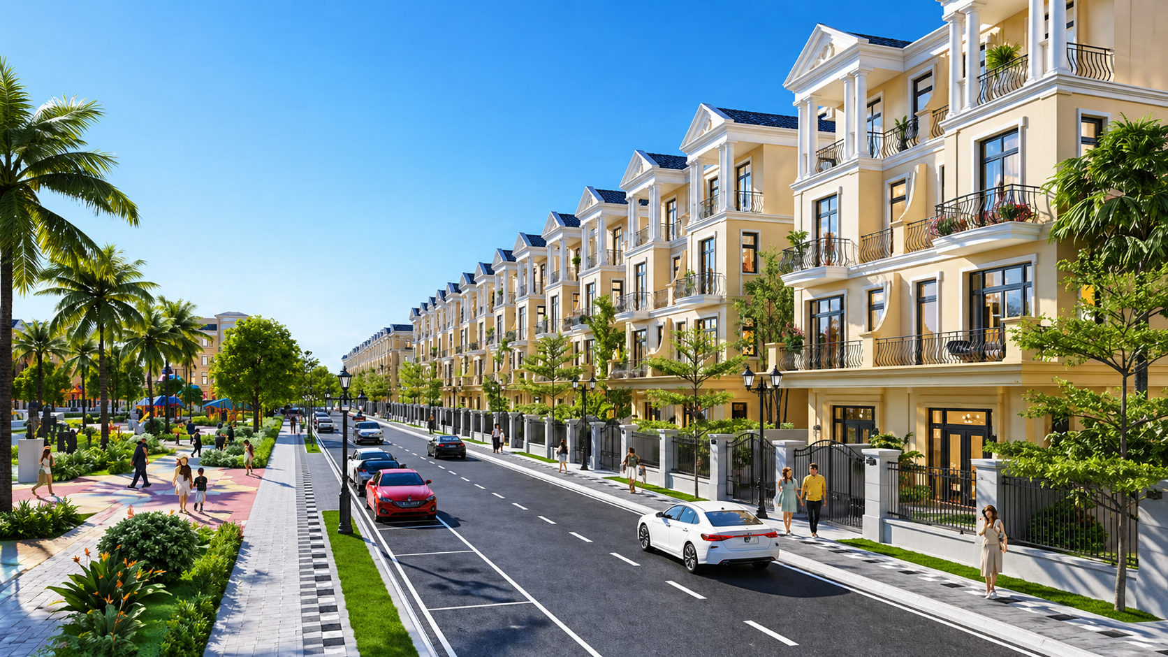 Nhà phố Vinhomes Hóc Môn