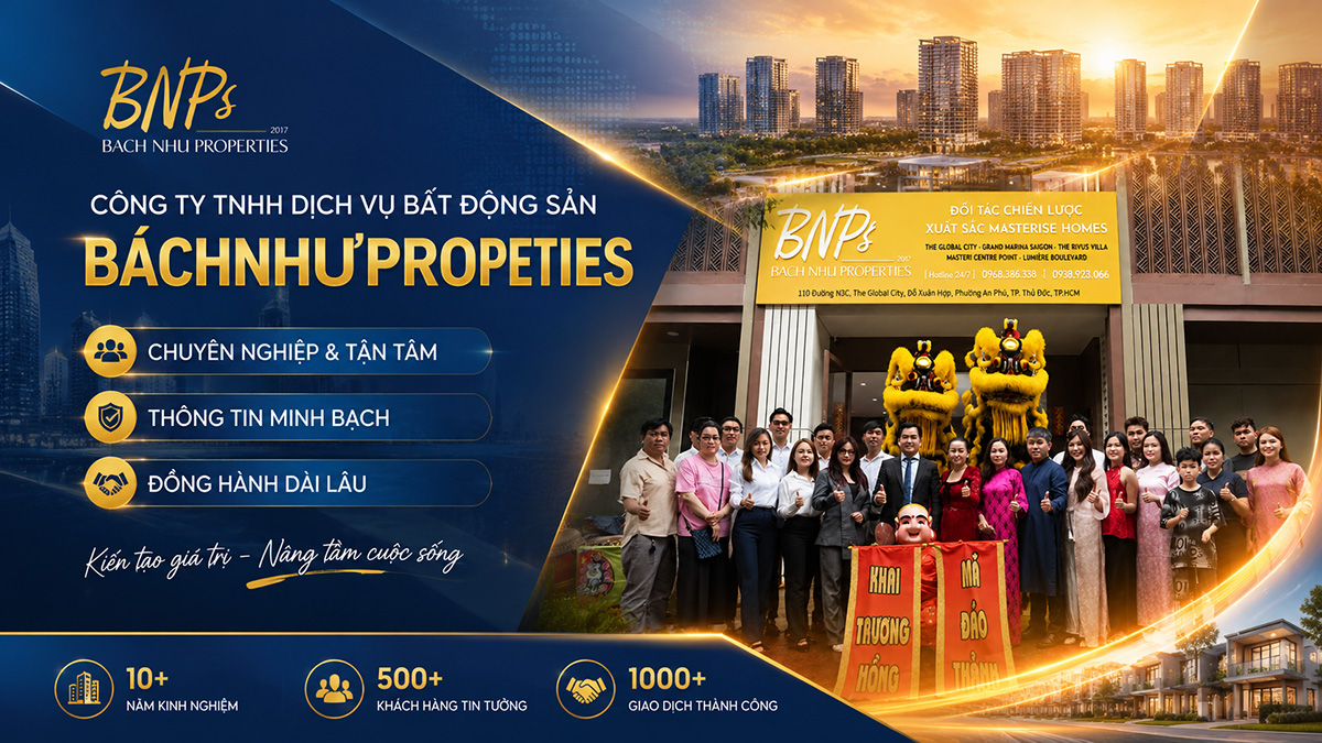 CÔNG TY TNHH DỊCH VỤ BẤT ĐỘNG SẢN BÁCH NHƯ PROPERTIES
