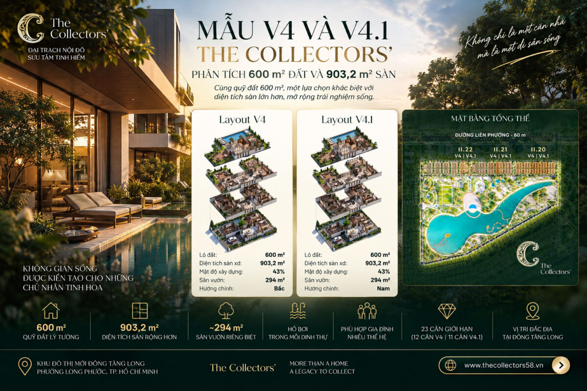 Phân Tích Mẫu V4 Và V4.1 Dinh Thự The Collectors'